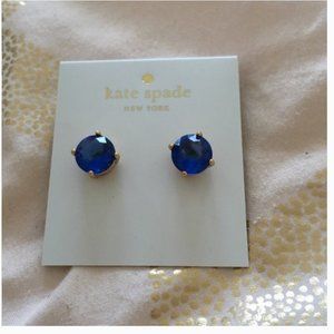 kate spade Jewelry - Kate spade royal blue stud earrings nwt kate spade Jewelry - Kate spade royal blue stud earrings nwt